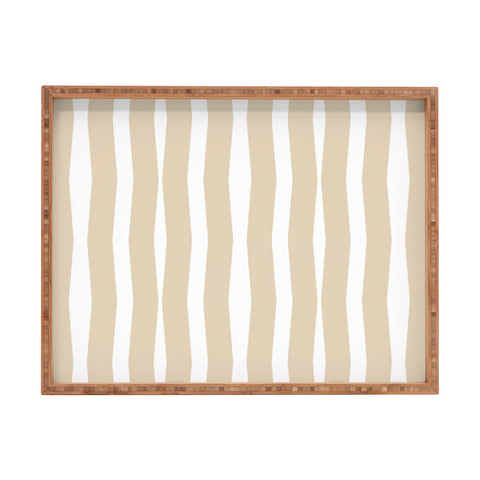 Lisa Argyropoulos Modern Lines Neutral Rectangular Tray