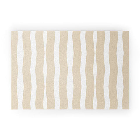 Lisa Argyropoulos Modern Lines Neutral Welcome Mat