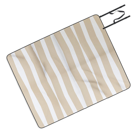 Lisa Argyropoulos Modern Lines Neutral Picnic Blanket