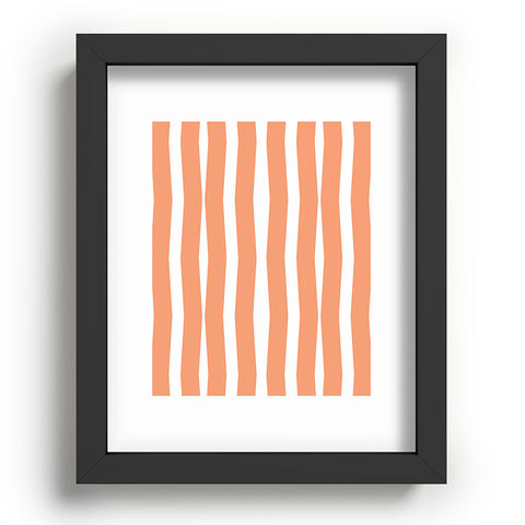 Lisa Argyropoulos Modern Lines Peach Recessed Framing Rectangle
