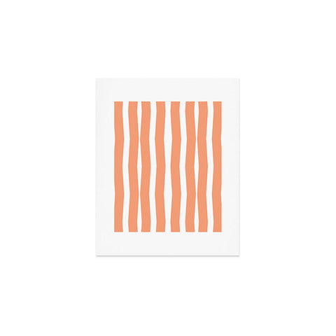 Lisa Argyropoulos Modern Lines Peach Art Print