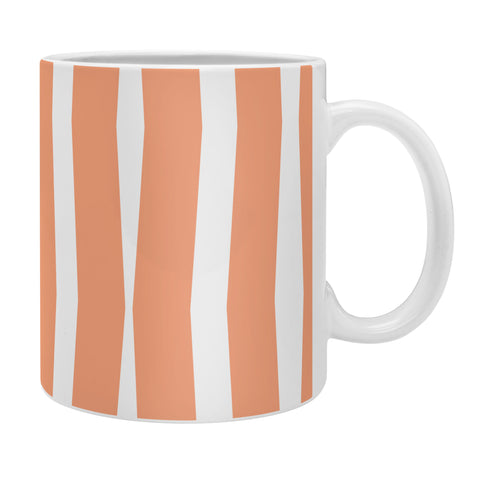 Lisa Argyropoulos Modern Lines Peach Coffee Mug