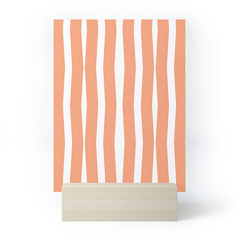 Lisa Argyropoulos Modern Lines Peach Mini Art Print