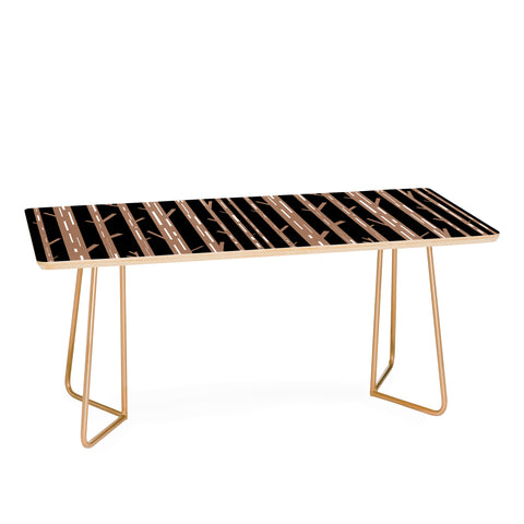 Lisa Argyropoulos Modern Trees Black Coffee Table