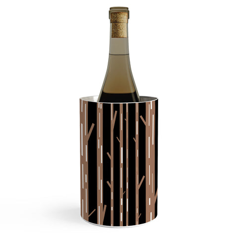 Lisa Argyropoulos Modern Trees Black Wine Chiller