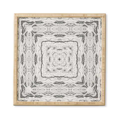 Lisa Argyropoulos Mono Melt Kaleido Framed Wall Art