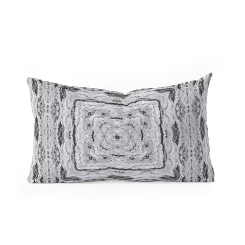 Lisa Argyropoulos Mono Melt Kaleido Oblong Throw Pillow