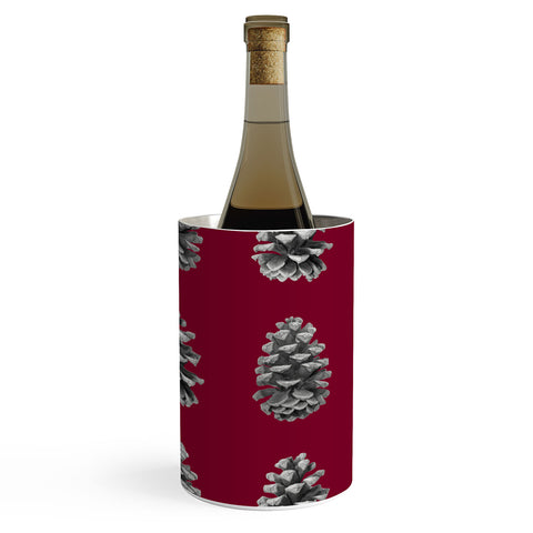 Lisa Argyropoulos Monochrome Pine Cones and Red Wine Chiller