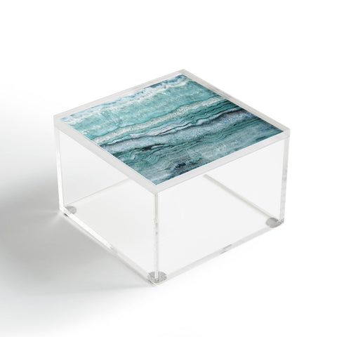 Lisa Argyropoulos Mystic Stone Aqua Teal Acrylic Box