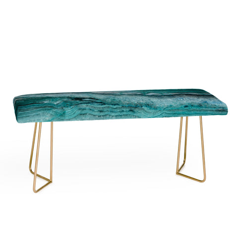 Lisa Argyropoulos Mystic Stone Aqua Teal Bench