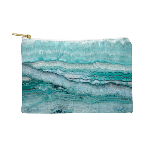 Lisa Argyropoulos Mystic Stone Aqua Teal Pouch