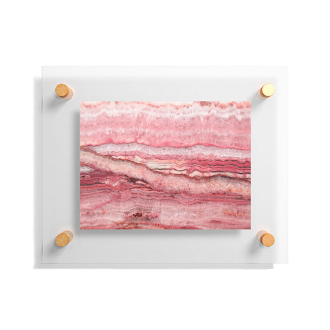 Lisa Argyropoulos Mystic Stone Blush Floating Acrylic Print