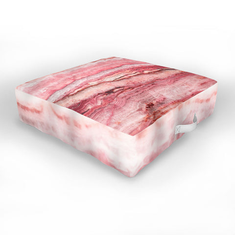 Lisa Argyropoulos Mystic Stone Blush Outdoor Floor Cushion