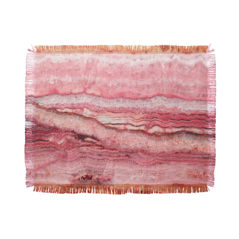 Lisa Argyropoulos Mystic Stone Blush Throw Blanket