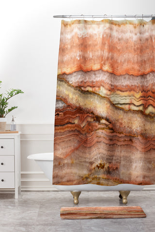 Lisa Argyropoulos Mystic Stone Shower Curtain And Mat