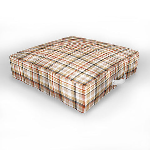 Lisa Argyropoulos Neutral Weave Outdoor Floor Cushion
