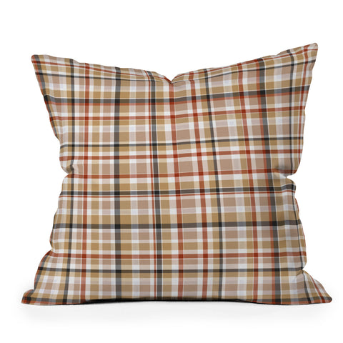 Lisa Argyropoulos Neutral Weave Throw Pillow