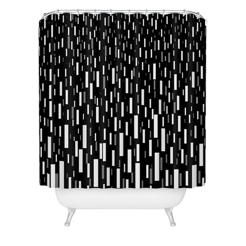 Lisa Argyropoulos Night Terrential Shower Curtain