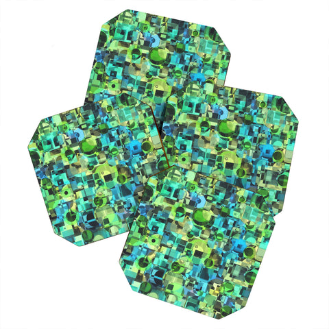 Lisa Argyropoulos Ocean Geo Coaster Set