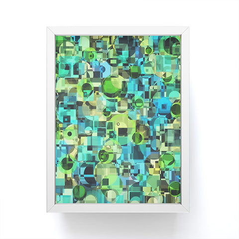 Lisa Argyropoulos Ocean Geo Framed Mini Art Print