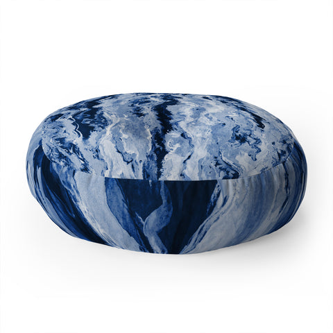 Lisa Argyropoulos Ocean Melt Floor Pillow Round