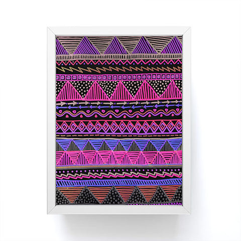 Lisa Argyropoulos Ocean T Neon Framed Mini Art Print