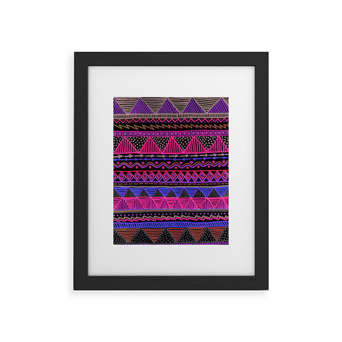 Lisa Argyropoulos Ocean T Neon Framed Art Print