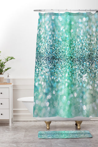 Lisa Argyropoulos Ocean Tides Shower Curtain And Mat