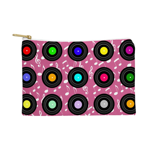 Lisa Argyropoulos Old School Music Pink Pouch