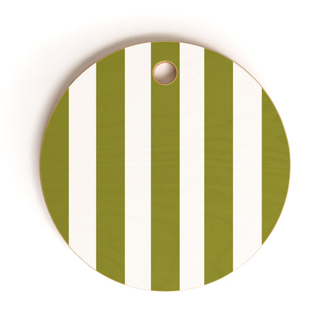 Lisa Argyropoulos Olivia Stripe Cutting Board Round