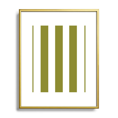 Lisa Argyropoulos Olivia Stripe Metal Framed Art Print