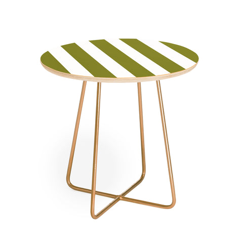 Lisa Argyropoulos Olivia Stripe Round Side Table