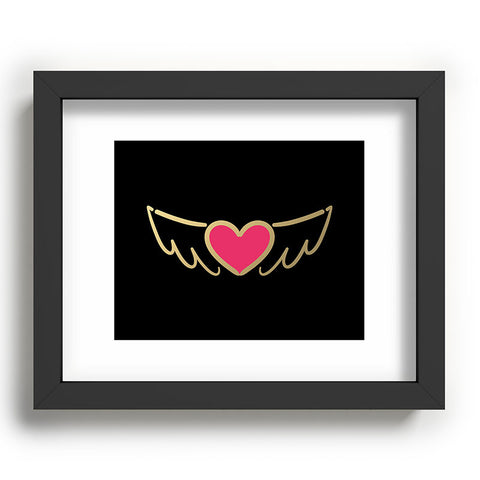 Lisa Argyropoulos On Golden Wings of Love Recessed Framing Rectangle