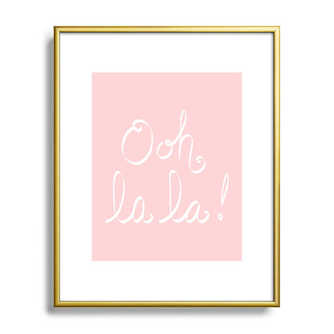 Lisa Argyropoulos Ooh la la Metal Framed Art Print