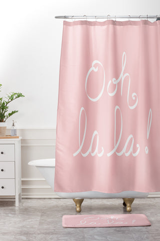 Lisa Argyropoulos Ooh la la Shower Curtain And Mat