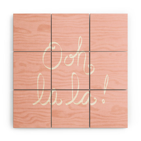 Lisa Argyropoulos Ooh la la Wood Wall Mural