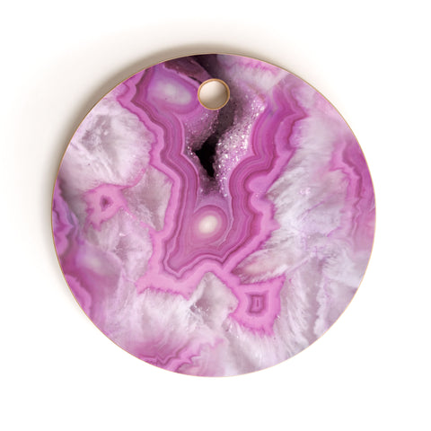 Lisa Argyropoulos Orchid Kiss Stone Cutting Board Round