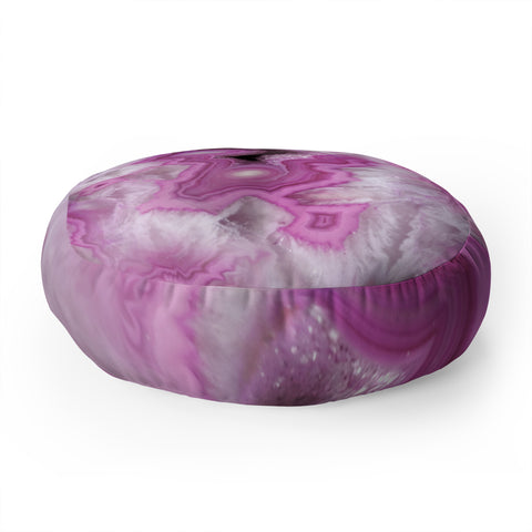 Lisa Argyropoulos Orchid Kiss Stone Floor Pillow Round