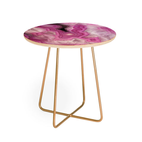 Lisa Argyropoulos Orchid Kiss Stone Round Side Table