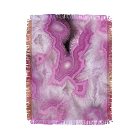 Lisa Argyropoulos Orchid Kiss Stone Throw Blanket