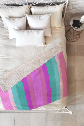 Lisa Argyropoulos Paradise Punch Fleece Throw Blanket