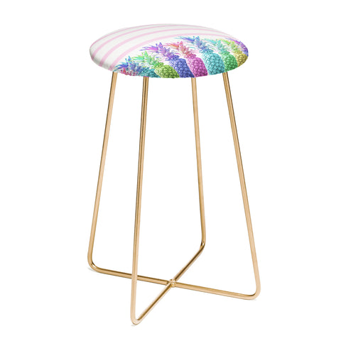 Lisa Argyropoulos Pastel Jungle Counter Stool