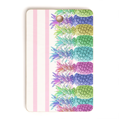 Lisa Argyropoulos Pastel Jungle Cutting Board Rectangle