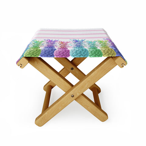 Lisa Argyropoulos Pastel Jungle Folding Stool