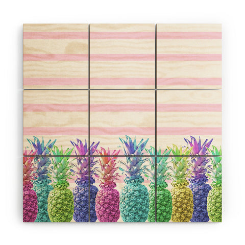 Lisa Argyropoulos Pastel Jungle Wood Wall Mural