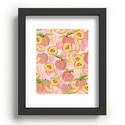 Lisa Argyropoulos Peaches On Pink Recessed Framing Rectangle