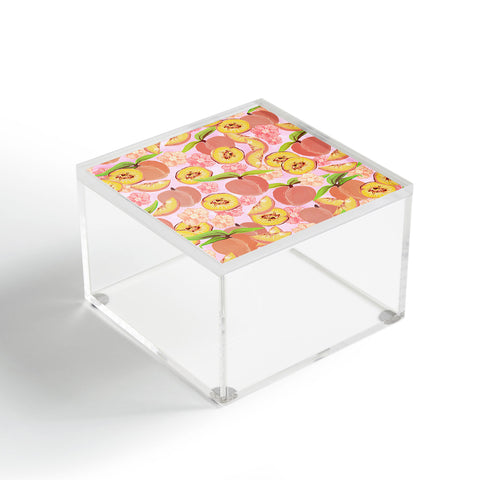 Lisa Argyropoulos Peaches On Pink Acrylic Box