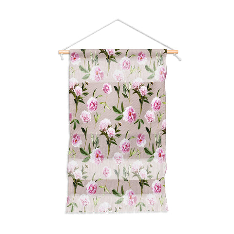 Lisa Argyropoulos Peonies in Her Dreams Mocha Wall Hanging Portrait