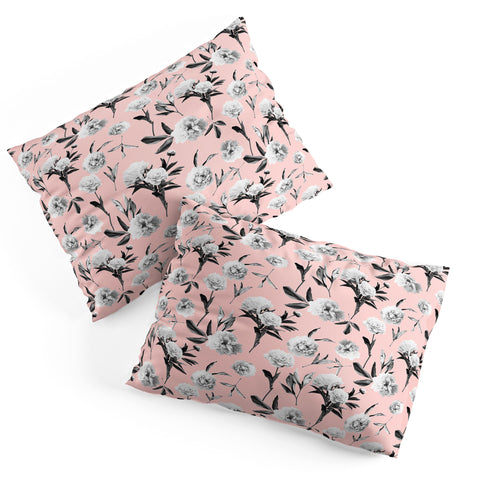 Lisa Argyropoulos Peonies Mono Blush Pillow Shams