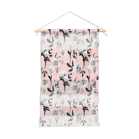 Lisa Argyropoulos Peonies Mono Blush Wall Hanging Portrait